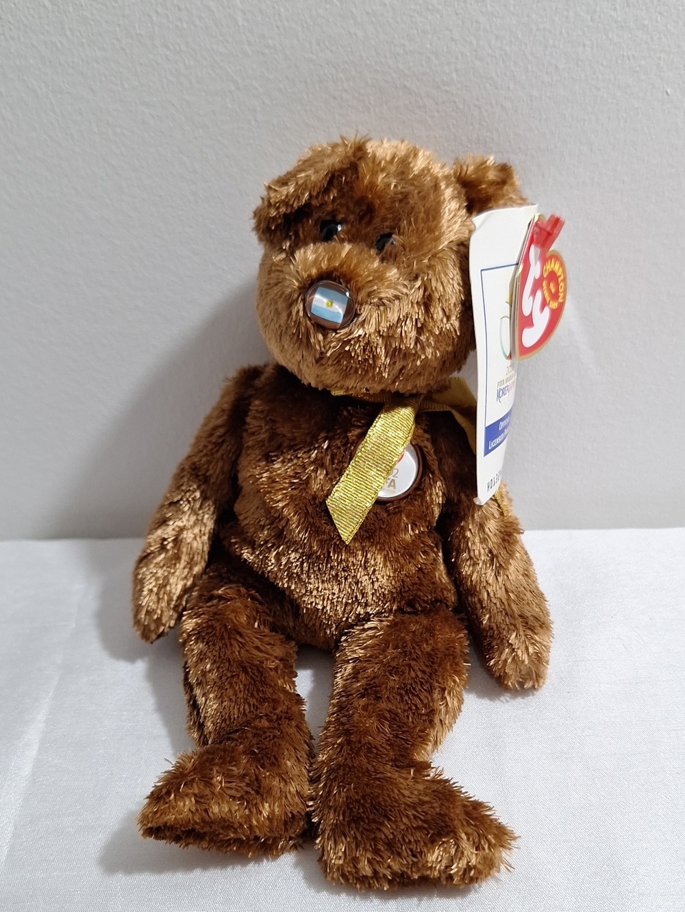 ARGENTINA 2002 FIFA WORLD CUP TY BEAR